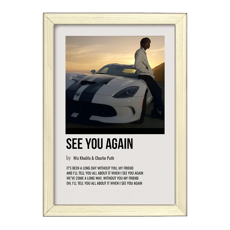 تابلو خندالو طرح آهنگ See You Again کد F13466