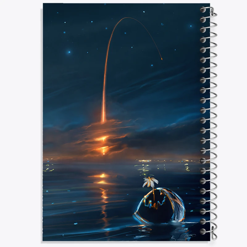 دفتر نقاشی 50 برگ خندالو طرح شهاب سنگ کد F12529