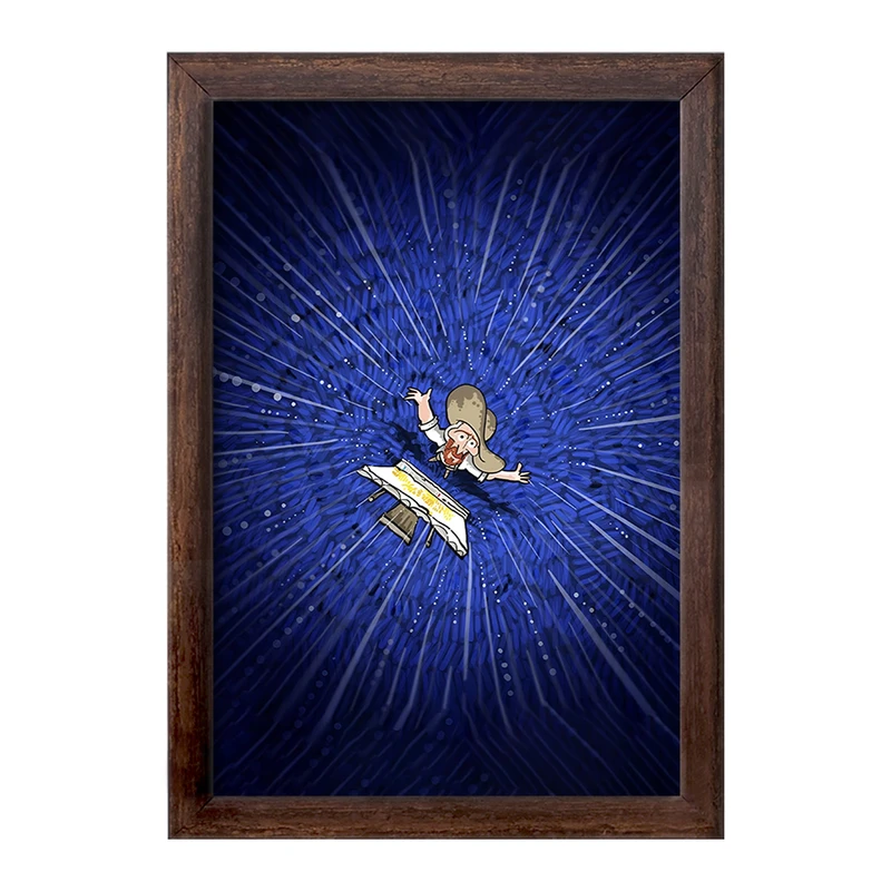 تابلو خندالو طرح ونسان ونگوگ کد F8795