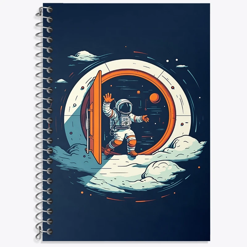 دفتر لغت 50 برگ خندالو طرح فضانورد کد F4580