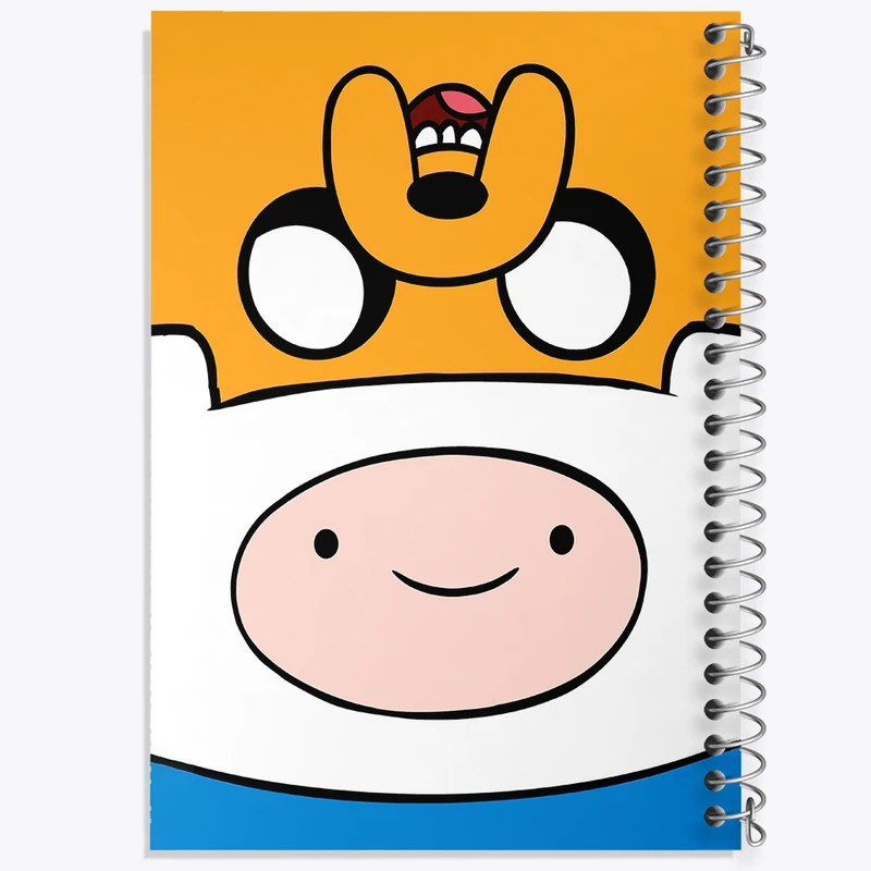 دفتر طراحی 50 برگ خندالو طرح وقت ماجراجویی (Adventure Time) کد N6775