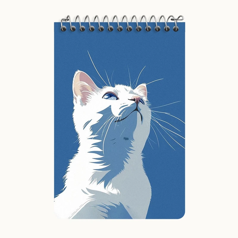 دفتر یادداشت 50 برگ خندالو طرح گربه (Cat) کد F3120