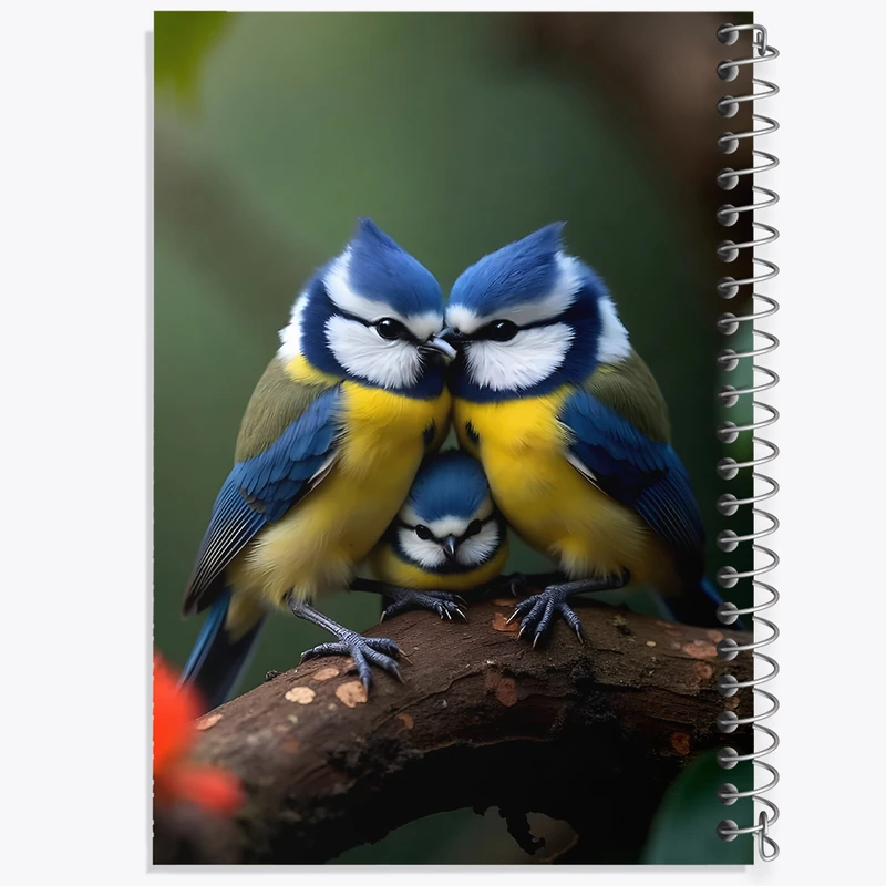 دفتر مشق 100 برگ خندالو طرح پرنده کد F9458