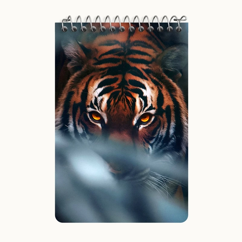 دفتر یادداشت 50 برگ خندالو طرح ببر کد F5301