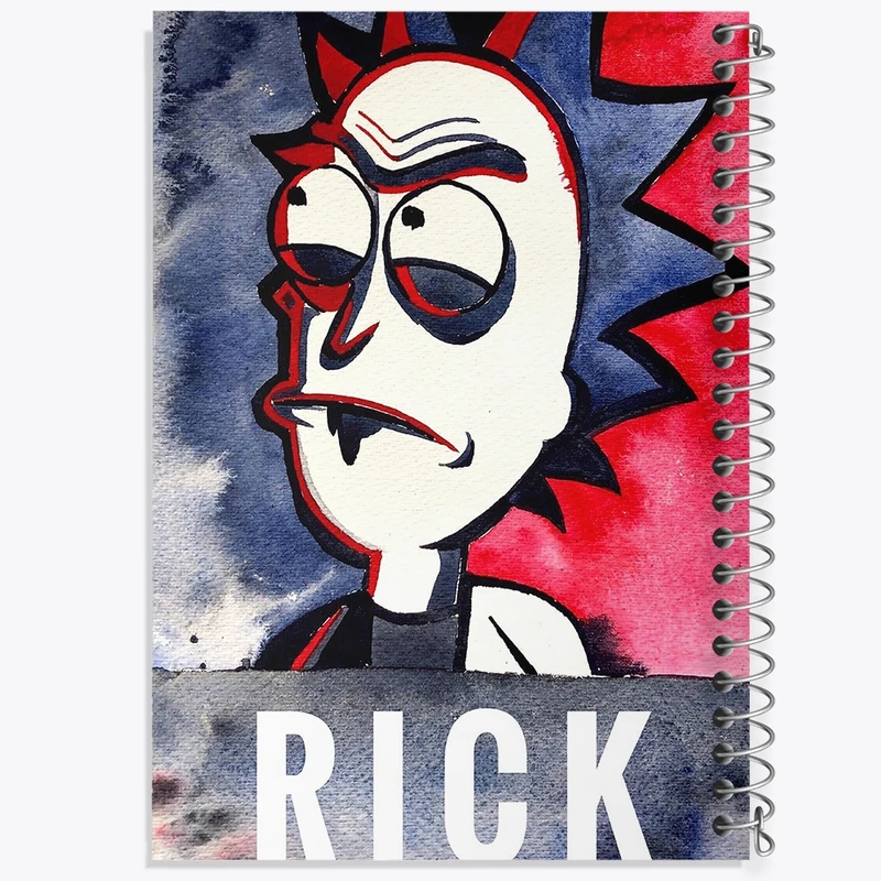 دفتر لیست خرید 50 برگ خندالو طرح ریک (Rick) کد F11450