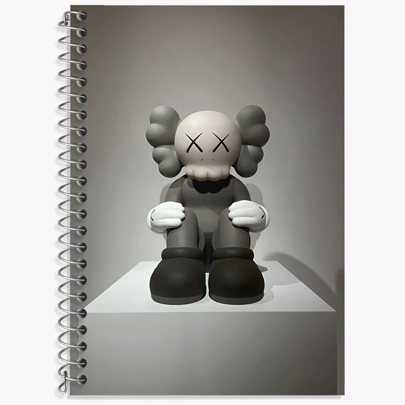 دفتر نت موسیقی 50 برگ خندالو طرح عروسک کاز (kaws) کد F3999