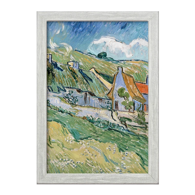 تابلو خندالو طرح کلبه ونسان ونگوگ (Van Gogh) کد 36785