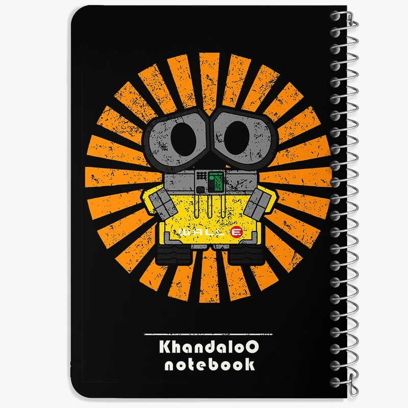 دفتر یادداشت 50 برگ خندالو طرح وال ای (Wall-E) کد N9458