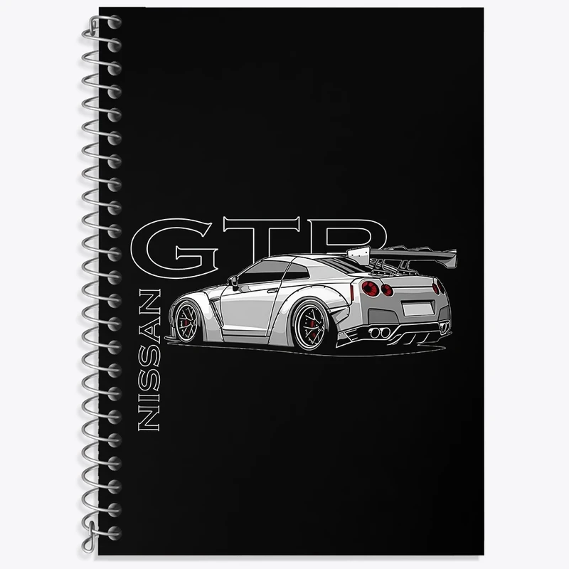 دفتر لغت 50 برگ خندالو طرح نیسان (Nissan Skyline GT-R) کد N7508