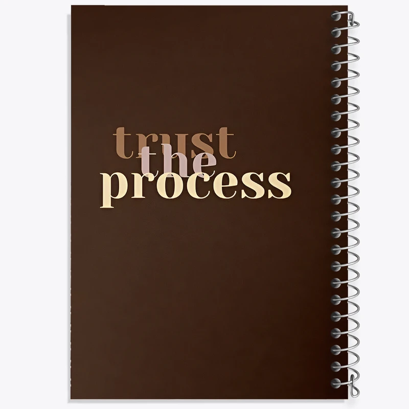 دفتر نقاشی 50 برگ خندالو طرح Trust The Process کد F3917