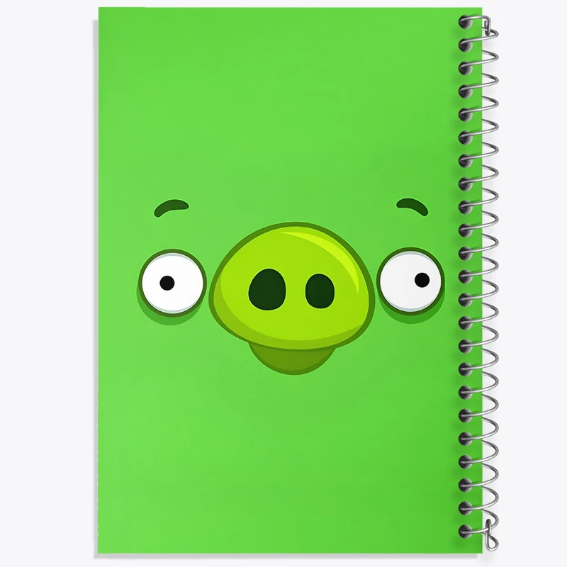 دفتر مشق 100 برگ خندالو طرح پرندگان خشمگین کد F3309