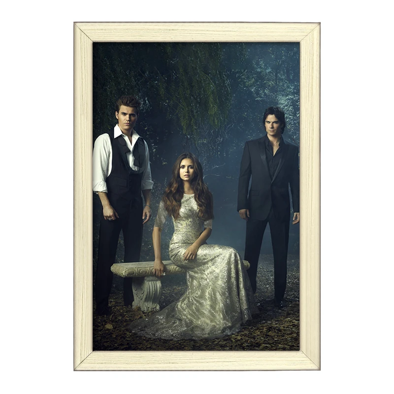 تابلو خندالو طرح استفان و الینا و دیمون خاطرات یک خون آشام The Vampire Diaries  کد 20266