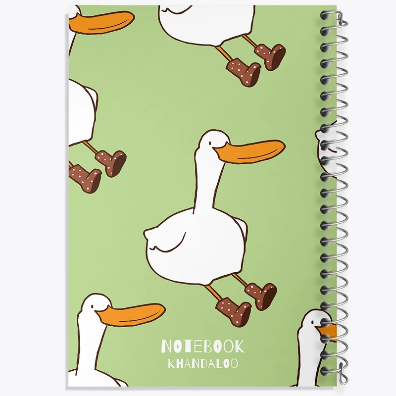 دفتر طراحی 50 برگ خندالو طرح اردک بامزه کد N1400