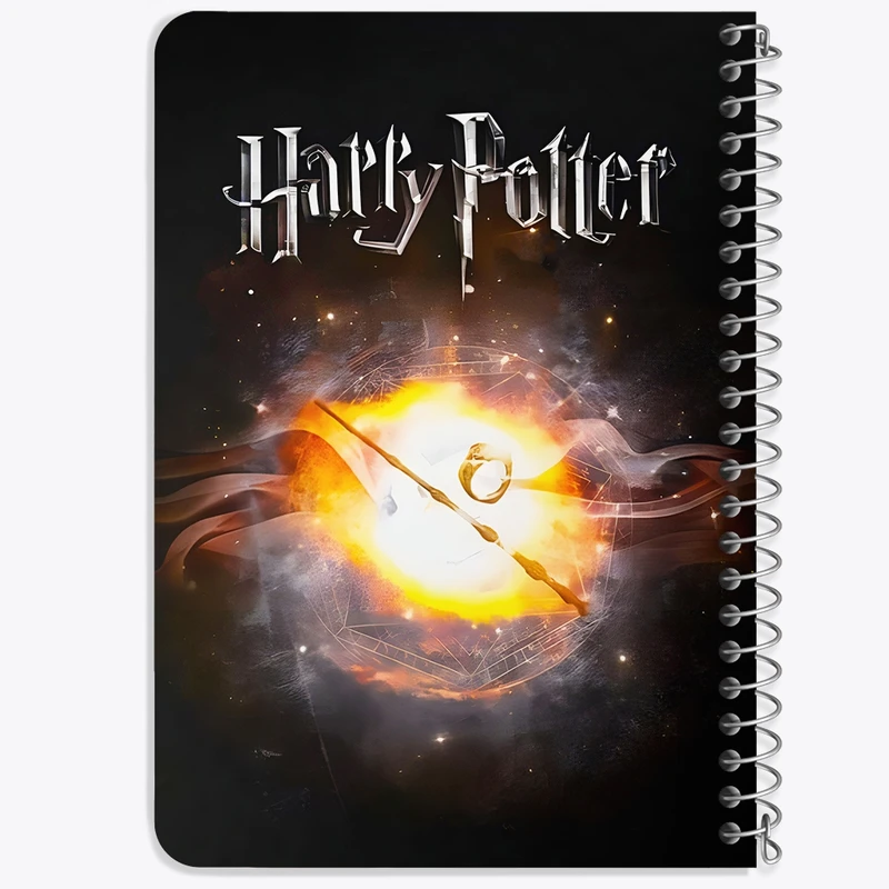 دفتر یادداشت 50 برگ خندالو طرح هری پاتر (Harry Potter) کد F8642