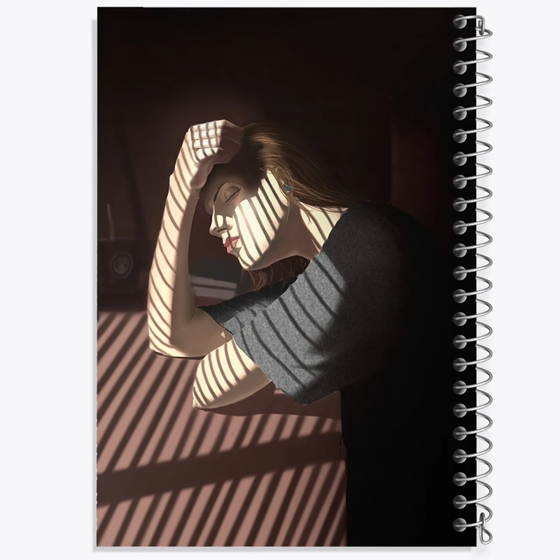 دفتر طراحی 50 برگ خندالو طرح دخترانه کد F1989