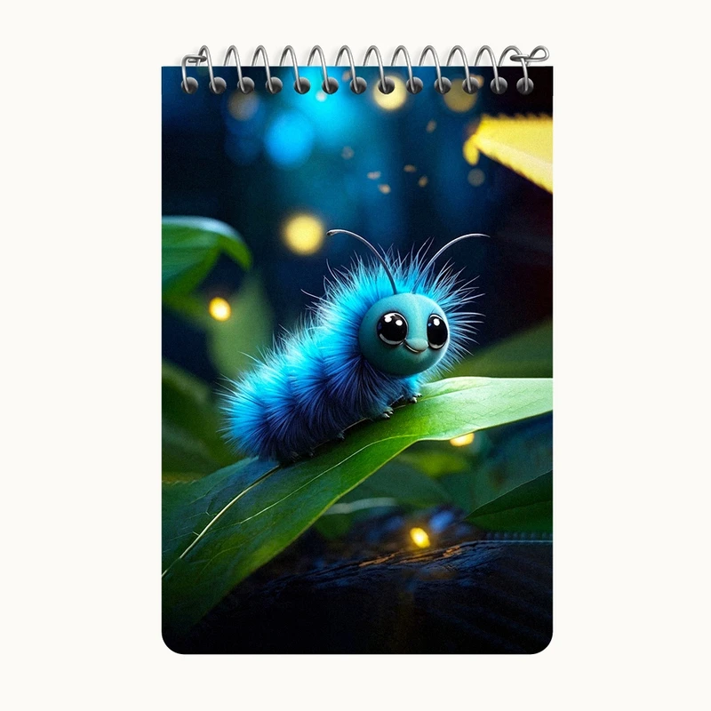 دفتر یادداشت 50 برگ خندالو طرح کرم کیوت کد F6271