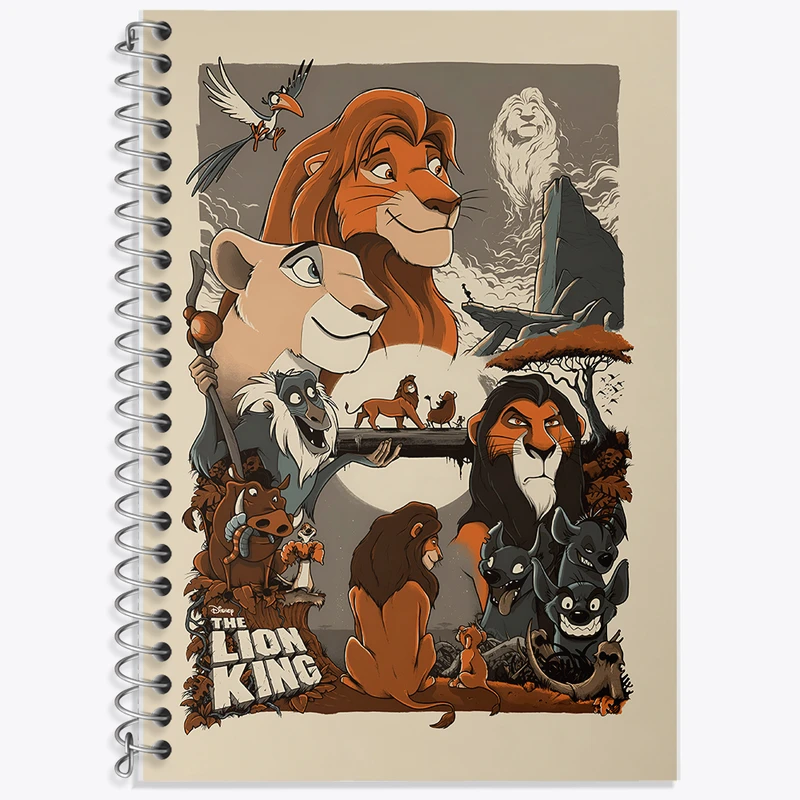 دفتر نت موسیقی 50 برگ خندالو طرح شیر شاه کد F10482