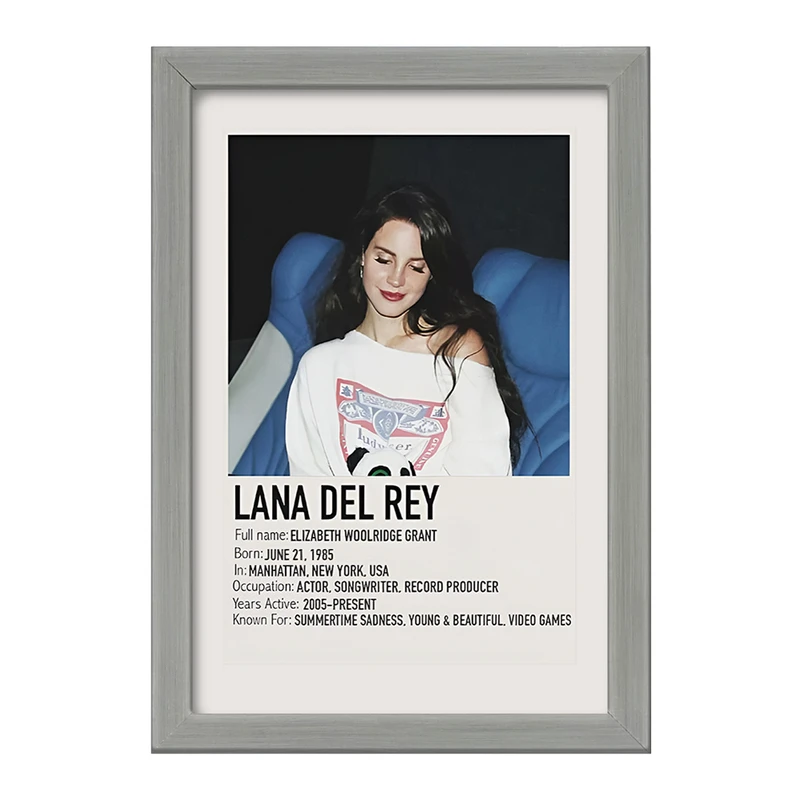 تابلو خندالو طرح لانا دل ری (Lana Del Rey) کد F13154