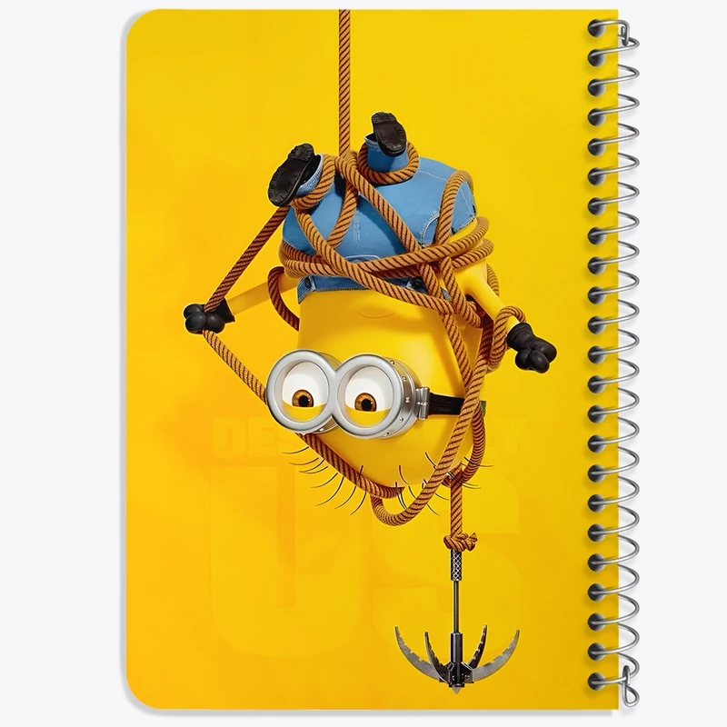 دفتر یادداشت 50 برگ خندالو طرح مینیون ها (Minions) کد F5914