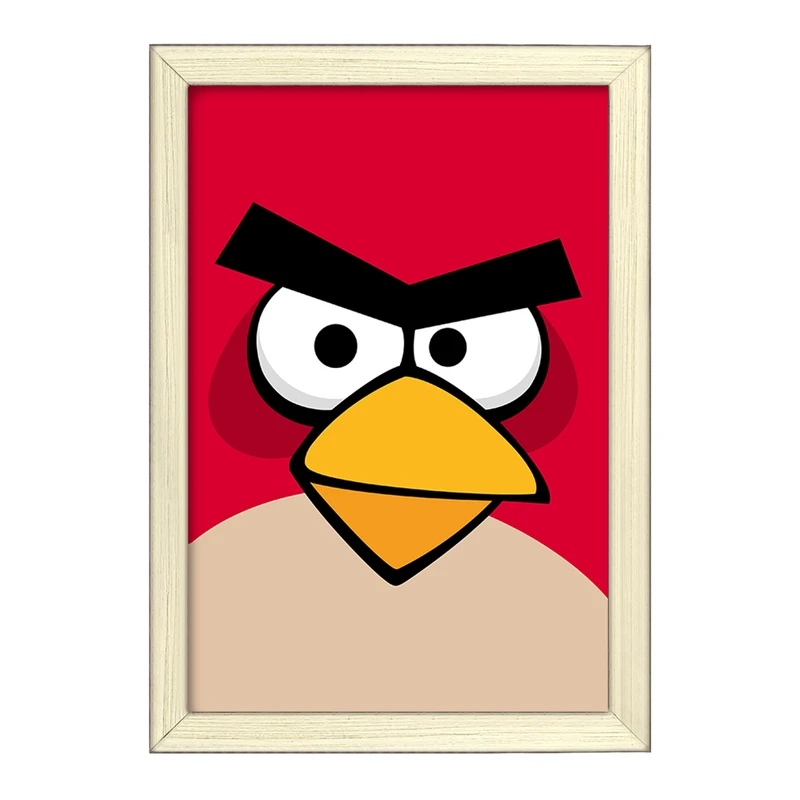 تابلو خندالو طرح پرندگان خشمگین (Angry Birds) کد F2061