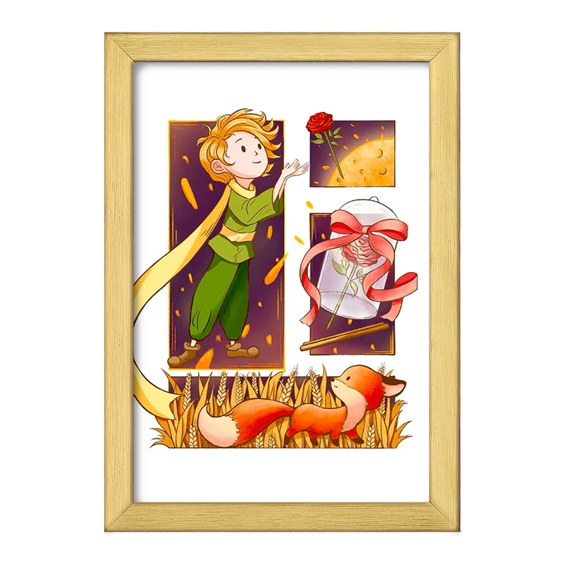 تابلو خندالو طرح شازده کوچولو کد F944