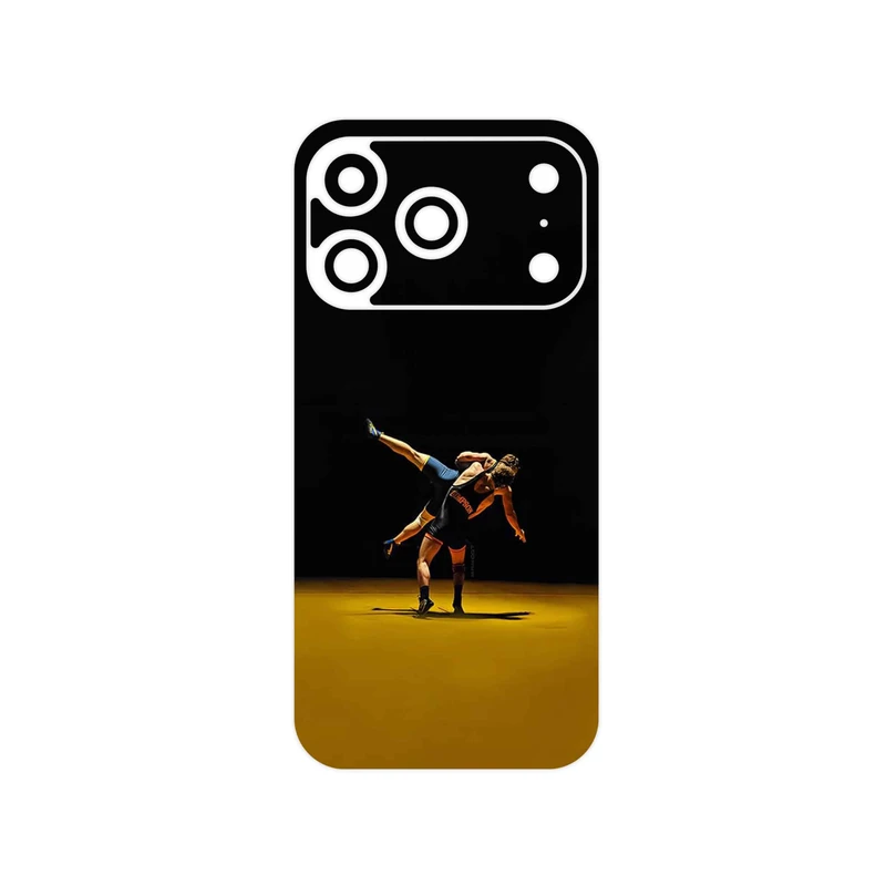 برچسب پوششی ماهوت مدل Wrestling مناسب برای گوشی موبایل اپل iPhone 17 Pro