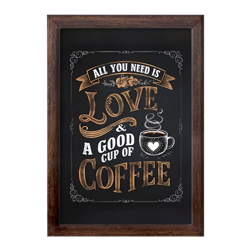 تابلو خندالو طرح قهوه (COFFEE) کد F12727