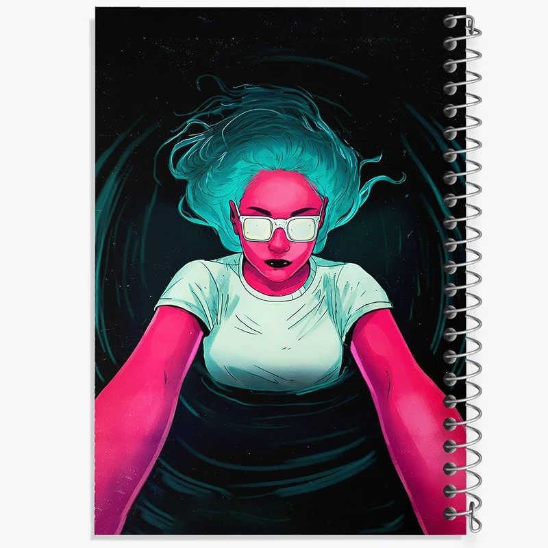 دفتر شطرنجی 50 برگ خندالو طرح دخترانه کد F4777