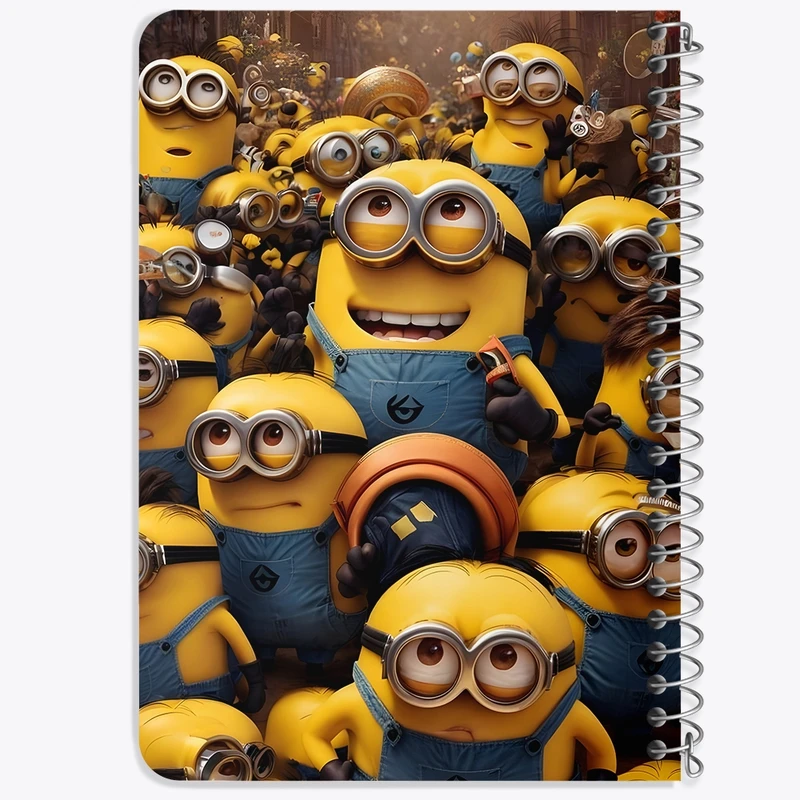 دفتر یادداشت 50 برگ خندالو طرح مینیون ها (Minions) کد F1360