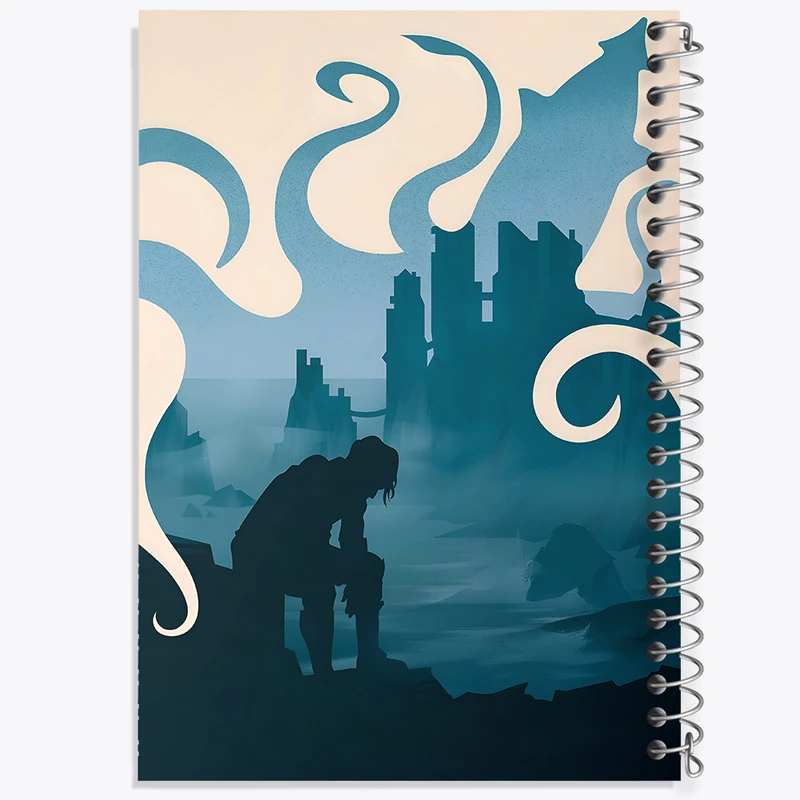 دفتر مشق 100 برگ خندالو طرح گیم آف ترونز (Game of Thrones) کد F13763