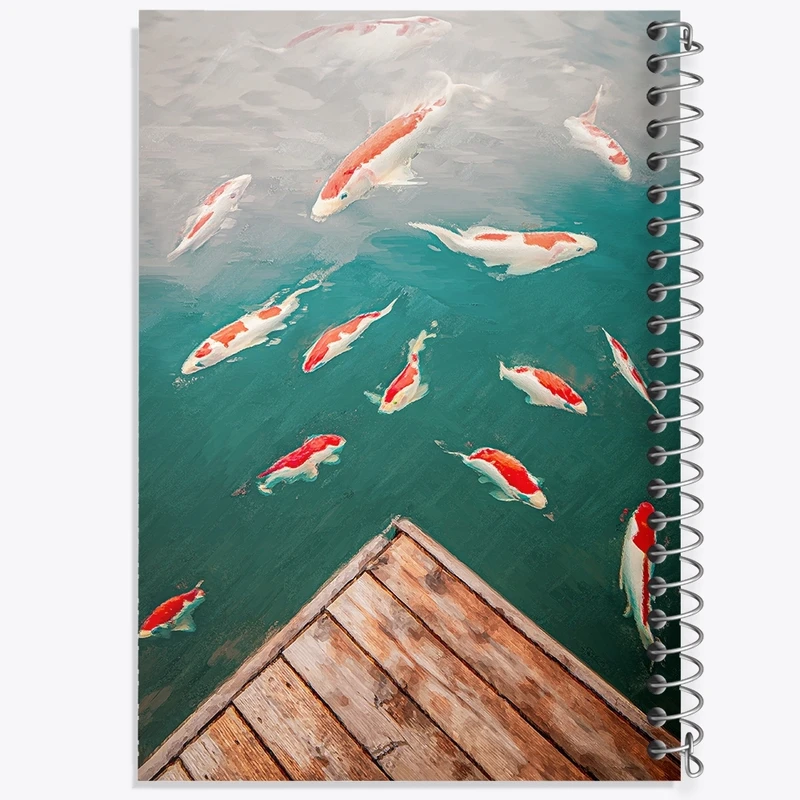 دفتر طراحی 50 برگ خندالو طرح ماهی کد F724