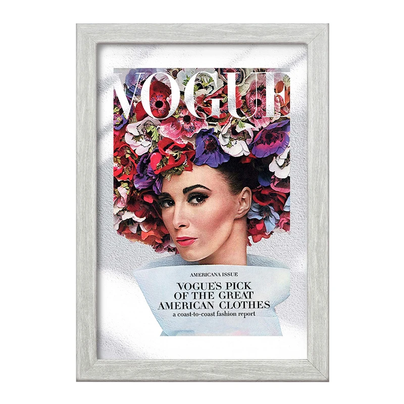 تابلو خندالو طرح مجله وگ (Vogue) کد F11332