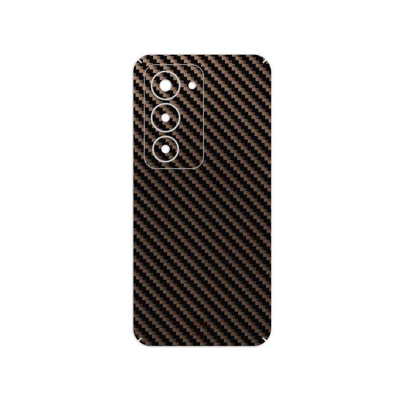 برچسب پوششی ماهوت مدل Glossy-Brown-Fiber مناسب برای گوشی موبایل شیائومی Redmi 15 4G