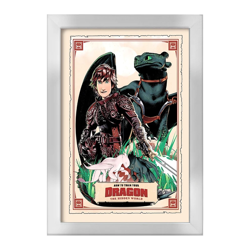 تابلو خندالو طرح چگونه اژدهای خود را تربیت کنیم کد F13570