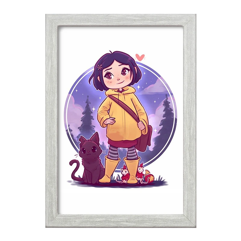 تابلو خندالو طرح کورالاین Coraline  کد 20791