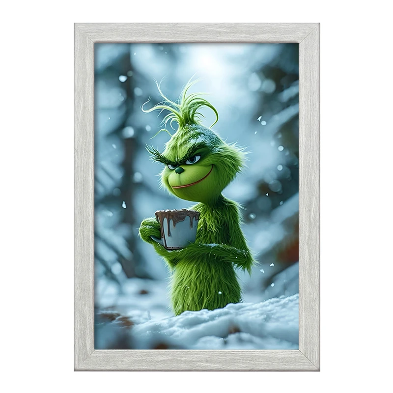 تابلو خندالو طرح گرینچ (Grinch) کد F8316