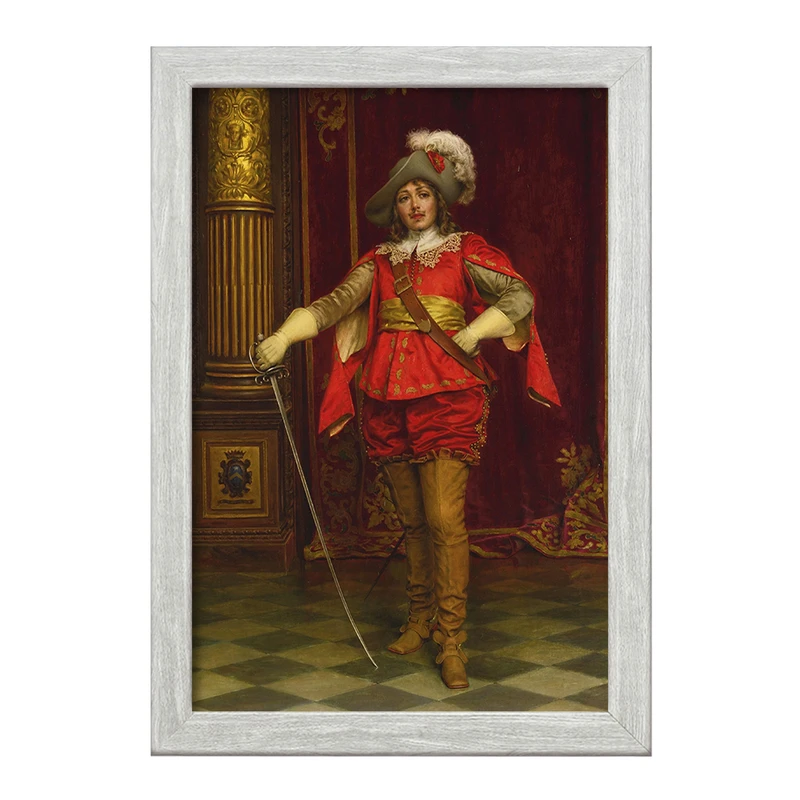 تابلو خندالو طرح نقاشی شوالیه اثر فردریک سولاکروا کد F12138