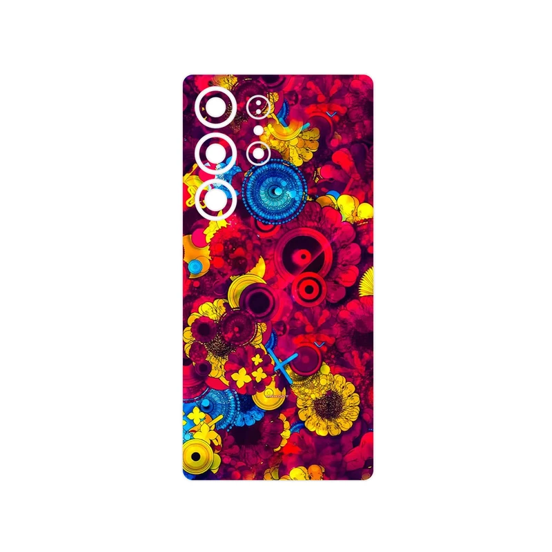 برچسب پوششی ماهوت مدل Vector Flower Garden Digital Art مناسب برای گوشی موبایل سامسونگ Galaxy S25 Ultra