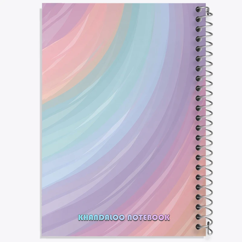 دفتر مشق 100 برگ خندالو طرح پترن رنگی کد N6011