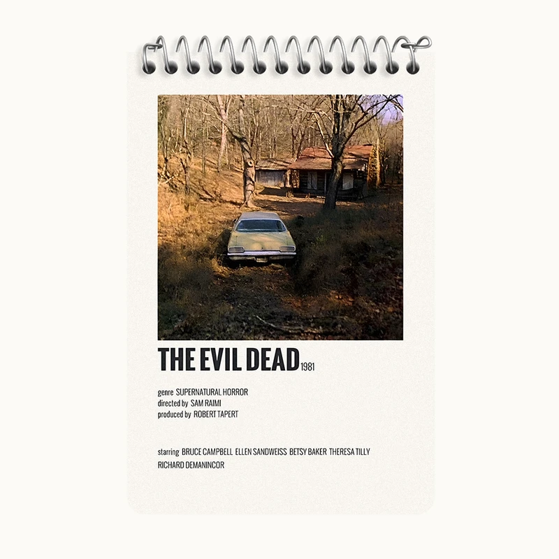 دفتر یادداشت 50 برگ خندالو طرح مرده شیطانی (The Evil Dead) کد F13112