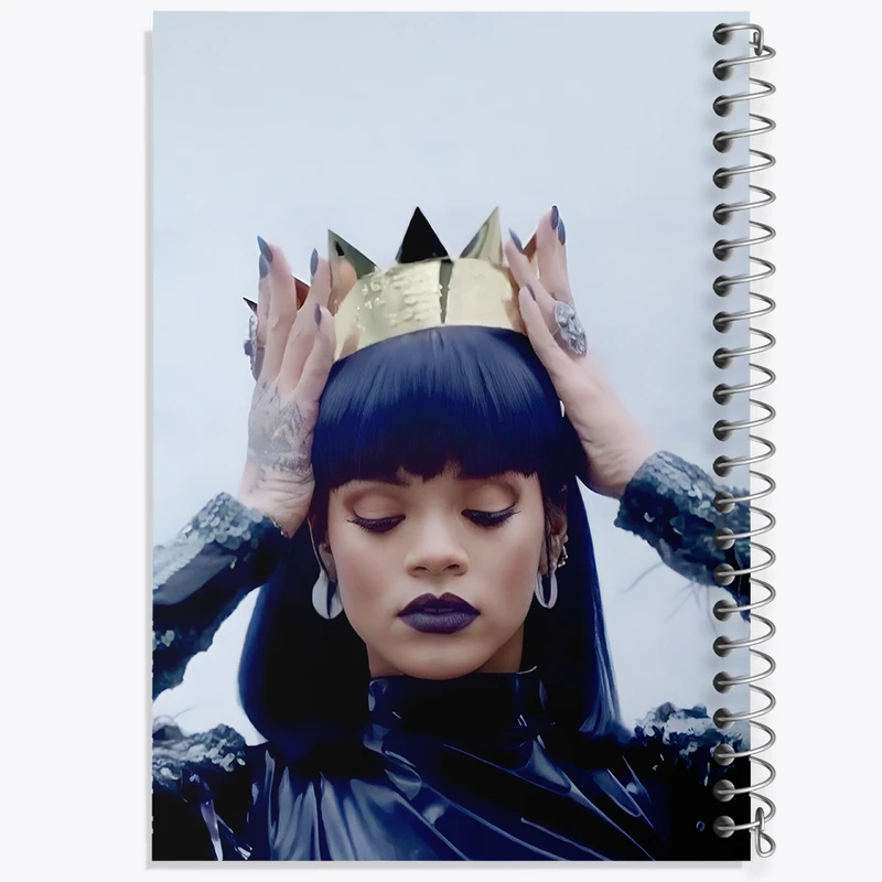 دفتر نقاشی 50 برگ خندالو طرح ریحانا (Rihanna) کد F4647