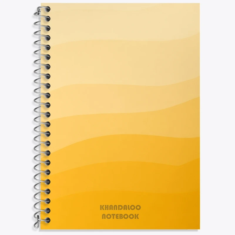 دفتر زبان 50 برگ خندالو مدل سه خط طرح مدرن کد N8615