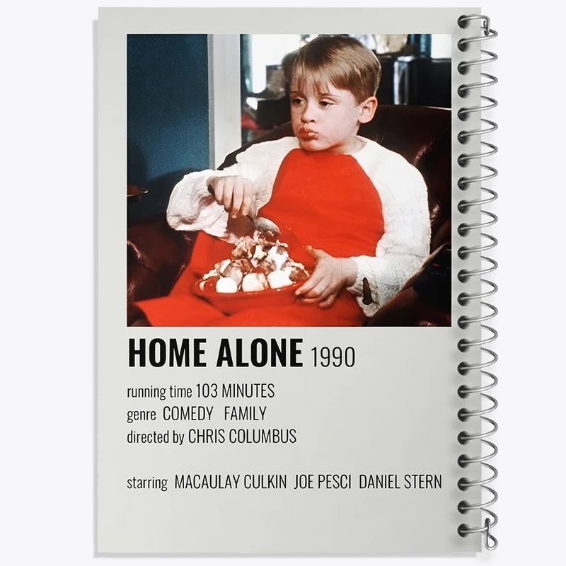 دفتر طراحی 50 برگ خندالو طرح تنها در خانه (Home Alone) کد F14210