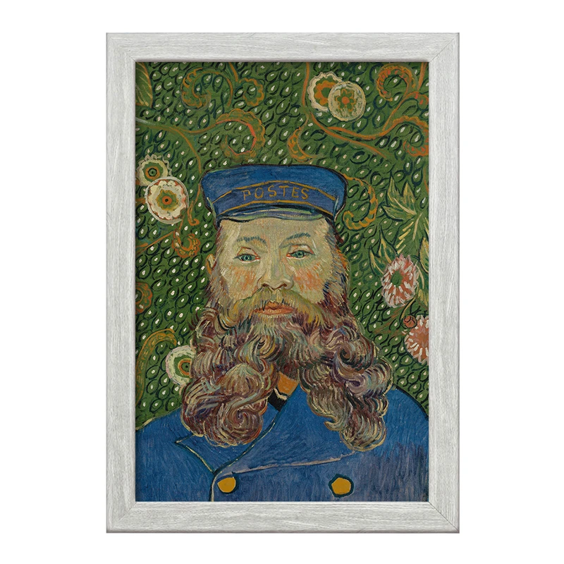 تابلو خندالو طرح پرتره جوزف رولین ونسان ونگوگ (Van Gogh) کد 36812