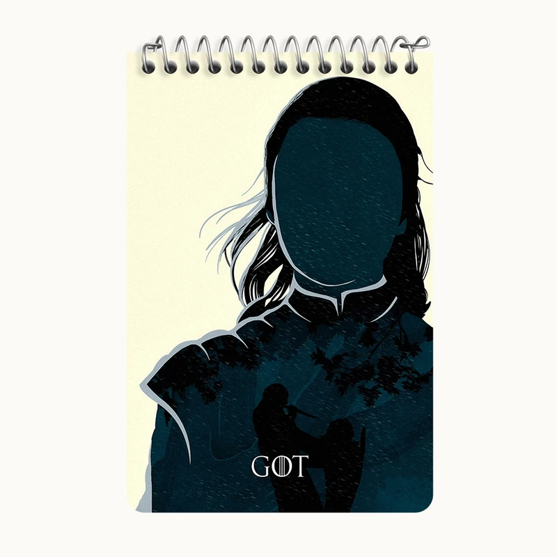 دفتر یادداشت 50 برگ خندالو طرح گیم آف ترونز (Game of Thrones) کد F13758
