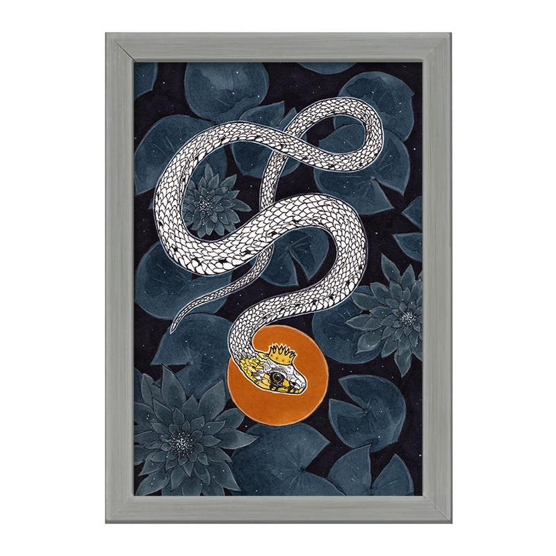 تابلو خندالو طرح مار کد F14126