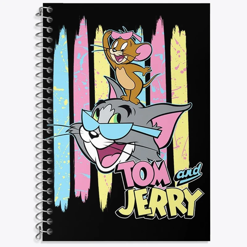 دفتر لغت 50 برگ خندالو طرح تام و جری کد F2989