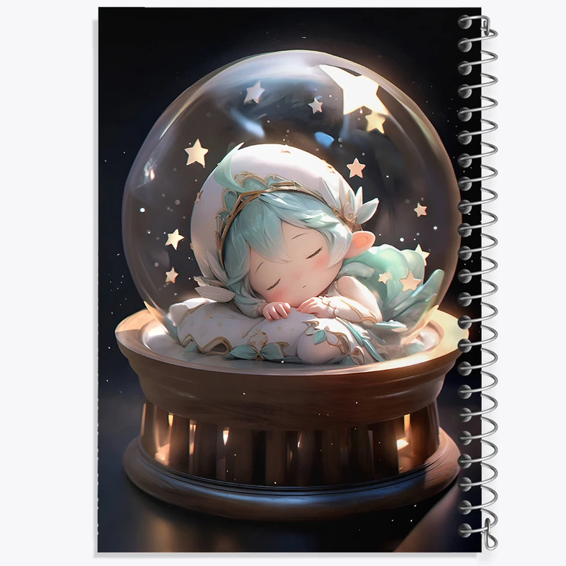 دفتر مشق 100 برگ خندالو طرح دختر کیوت کد F9354