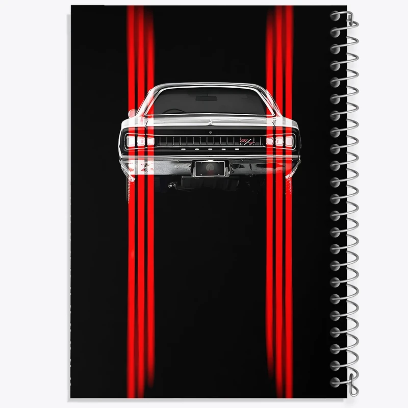 دفتر ژورنال نویسی 50 برگ خندالو مدل نقطه ای طرح ماشین کلاسیک کد F10437