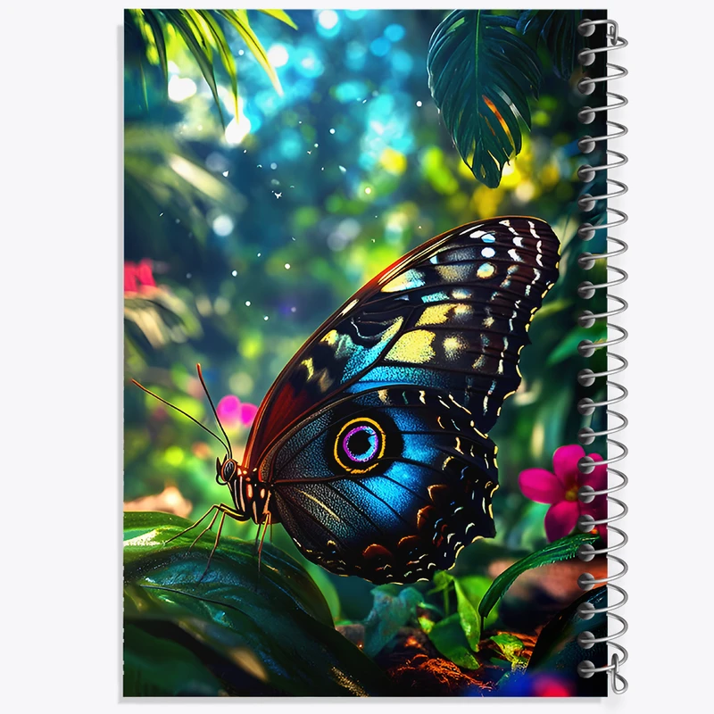 دفتر نقاشی 50 برگ خندالو طرح پروانه کد F12098